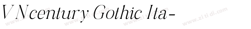 VNcentury Gothic Ita字体转换 VNcentury Gothic Ita字体转换